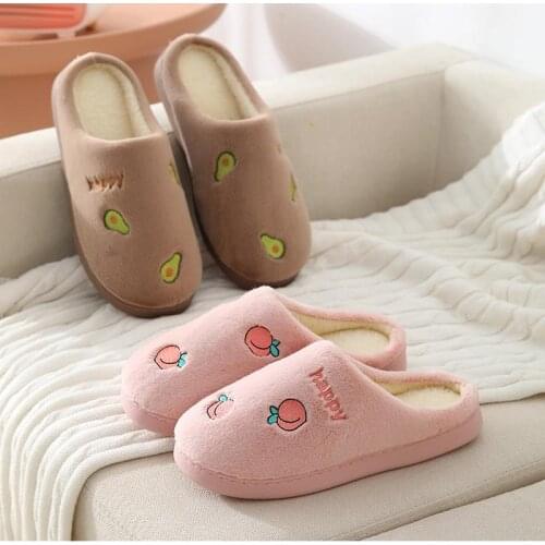 Winter Women House Slippers Fluffy Female Slip On Indoor Slipper Warm House Ladies Flat Shoes Womens Furry Fur Slides Casual