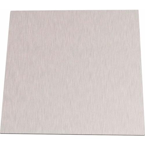 1pc 99.96% Pure 1mm Thickness Nickel Sheet Plate 100mm*100mm Silver For Electroplating