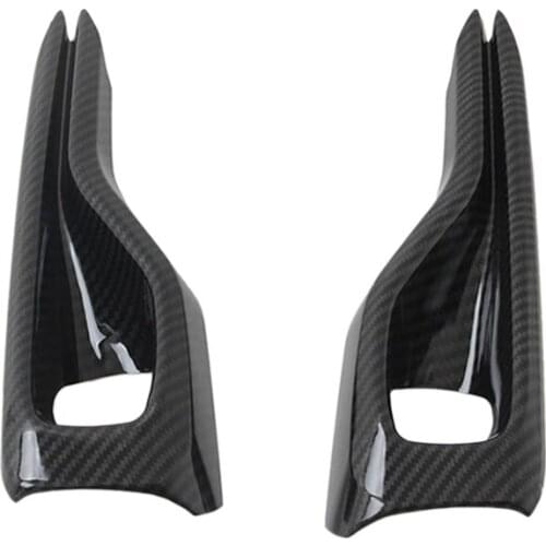 2Pcs Front Foglight Lamp Cover Trim Frame Exterior Accessories for Ford Focus 2019 2020 ST-Line