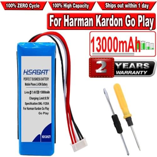 HSABAT 13000mAh GSP1029102 01 Speaker Battery for Harman Kardon Go Play / Go Play Mini Speaker Li-Polymer Lithium Polymer