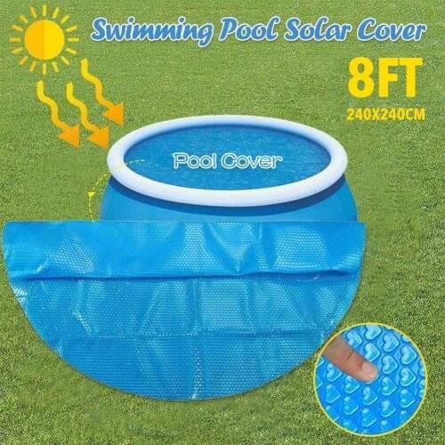 Swimming Pool Cover Sunblock UV Protection Pool Tub Dust Cove Ground Cloth Heat Insulation Film Outdoor Bubble Blanket