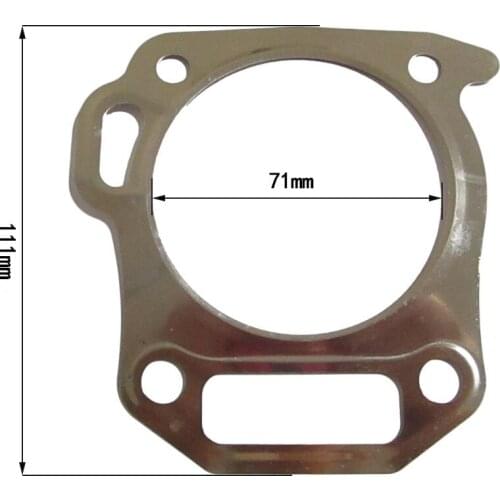 Gasoline generator parts 2.8-3kw stainless steel cylinder gasket 170F / gx210 water pump micro tiller road cutting machine polis