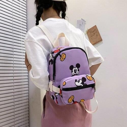 Disney Micky Girls backpack children spring travel light backpack girls lovely elementary school girls light outdoor travel