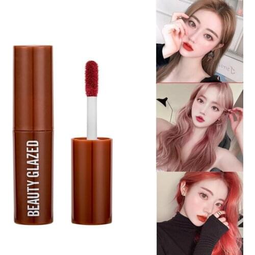 Chocolate Lipstick Matte Lip Glaze Velvet Matte Non-fading Lip Glaze Lipstick Set Cosmetic Tube Maquillaje Cosmetic Makeup