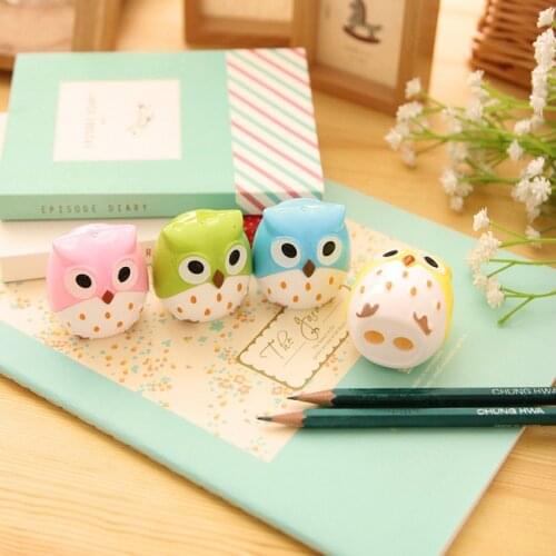 Kawaii Owl Pencil Sharpener Cutter Knife Promotional Gift Stationery