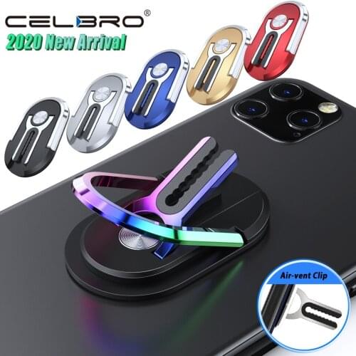 Multifunction Mobile Phone Holder 360 Holder For Phone In Car Mount Stand Rotation Magnetic Finger Ring Phone Holder Bracket