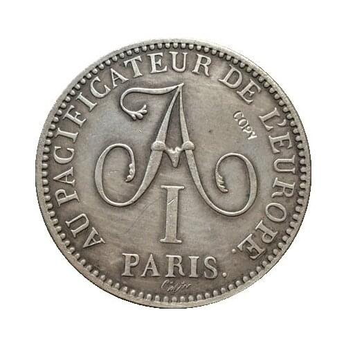 Russian coins 1 ruble 1814 37mm copy