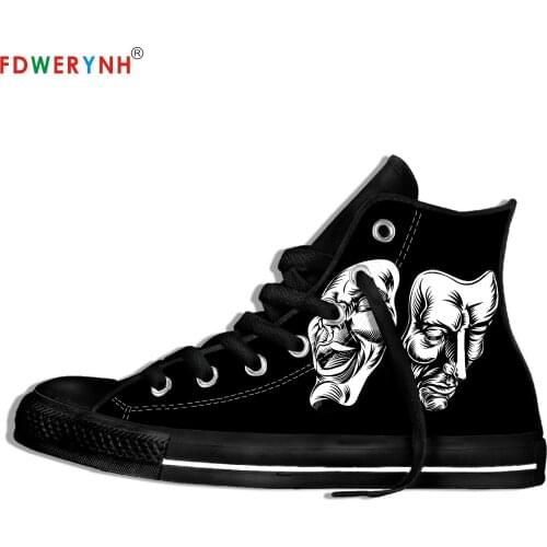 Men Walking Shoes Canvas Casual Shoes Theatre Of Tragedy Band Metal Music European And American Pop Bands Customize Pattern Shoe