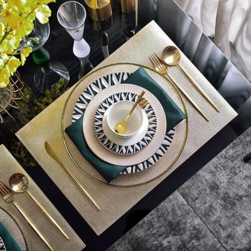 Bone China Plate Sets Luxury Creative Nordic Steak Dinner Plate Sets Round Modern Trays Decor Vajilla Completa Tableware DA60PZ