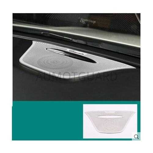 Alloy Audio Speaker Dashboard Loudspeaker Cover Trim Sticker For Mercedes Benz A GLA CLA Class W176 X156 C117 Car Accessories