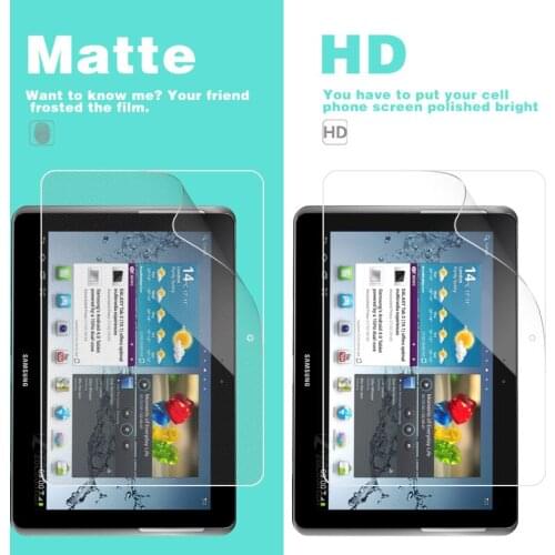 Front Anti-Glare Matte Film Cover For Samsung Galaxy Tab 2 7.0 P3100 7" HD Glossy Clear Screen Protector Film LCD panel guard