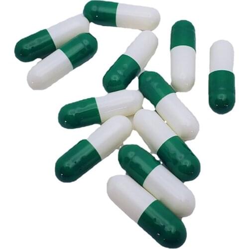 100Pcs Empty Hard Gelatin Capsule MedicineCapsule 0# Transparent Empty Pill