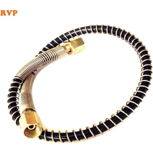 PCP Paintball 4500PSI High Pressure Hose with SS Full Strength Spring 45CM Long G1/8 End 1LOT=2PCS