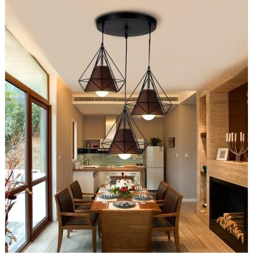 Nordic lighting restaurant lights modern minimalist creative personality table lamp bar industrial wind American chandelier post