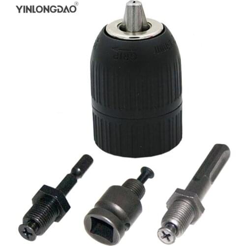 Heavy 13MM Keyless Drill Chuck Adaptor with SDS Driller Fit Adaptor Tool Multifunction Household Drill Power Accessories