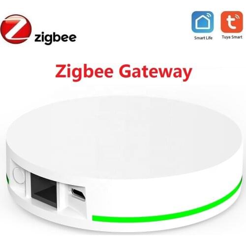 Tuya Zigbee Gateway Smart Hub Home Automation Wired Bridge With Network Cable Smart Life APP Control Work With Alexa Google Home