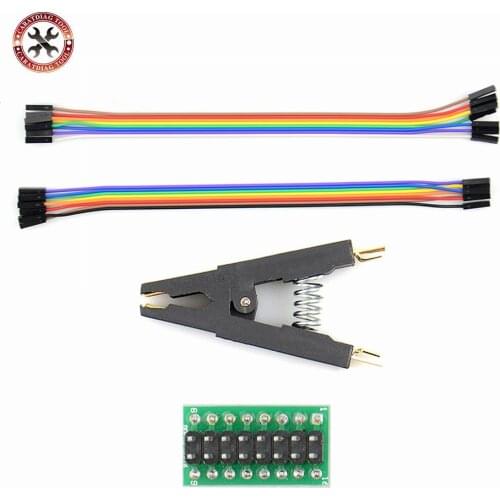 SOIC16 SOP16 To DIP8 CLIP for RT809H RT809F TL866CS TL866A TL866II EZP2010 EZP2013 TNM5000 Programmer Testing CliP