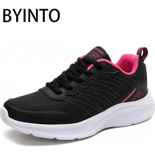 Basket Femme 2021 Autumn New Style Women Tennis Shoes Waterproof Leather Sneakers Black Ladies Jogging Sport Shoe Tenis Feminino