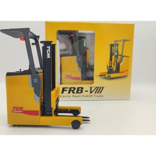 1/20 Scale FRB-VIII Reach Type Forklift Engineering Truck Diecast Model Cars Static Decoration Metal Collection Display Gift