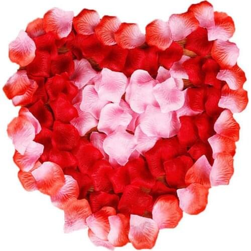 100-10000pcs Wedding Rose Colorful Artificial Rose Petals Wedding Party Decor Petalas Silk False Flower Petal Accessories 5z