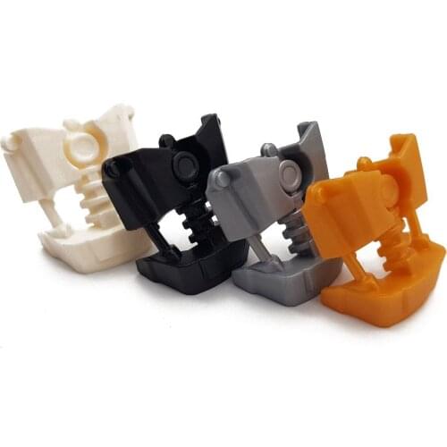 100pcs/lot Kennie DIY MOC Building Blocks Compatible with Constraction part NO.19087 Shell 4X41/2 W.D.3.2 Shaft