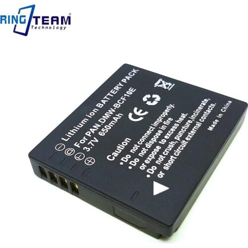 2pcs/Lot. DMW-BCF10E DMW-BCF10 CGA-S/106B Li-Ion Rechargeable Battery (For All Firmware Versions) for Panasonic Lumix Cameras