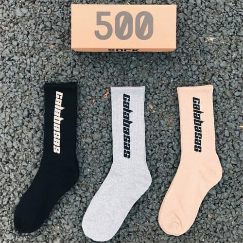 3 Pairs/Box Fashion Socks Male Tide Street Europe Hip Hop Match 500 Tidal Youth Breathable Socks Men And Women Personality Socks
