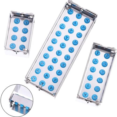 8/12/30 Hole Autoclave Sterilizer Case Burs Endo Files Holder Dental Disinfection Box For Burs Dentist Instrument