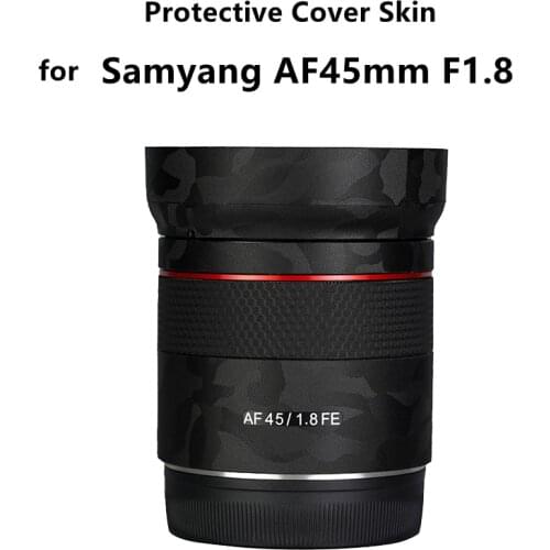 AF 45mm f/1.8 Lens Protective Cover Skin for Samyang SYIO45AF-E 45mm F1.8 Lens Decal Protector Anti-scratch Cover Film 3M Vinyl