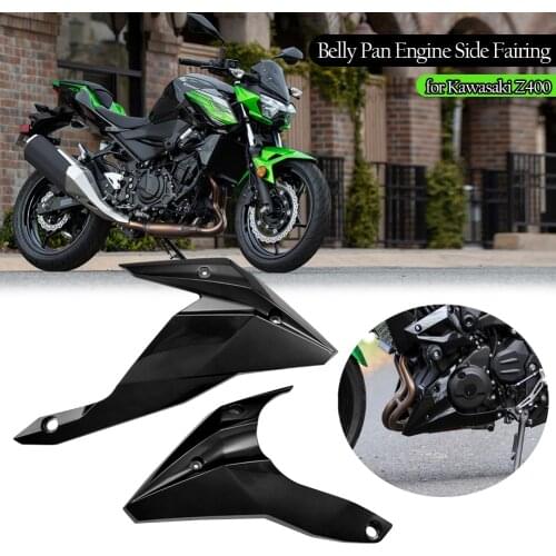 For kawasaki Z400 2018-2021 2020 Motorcycle Belly Pan Lower Engine Spoiler Fairing Panel Frame Protection Cover Cowl Green Black