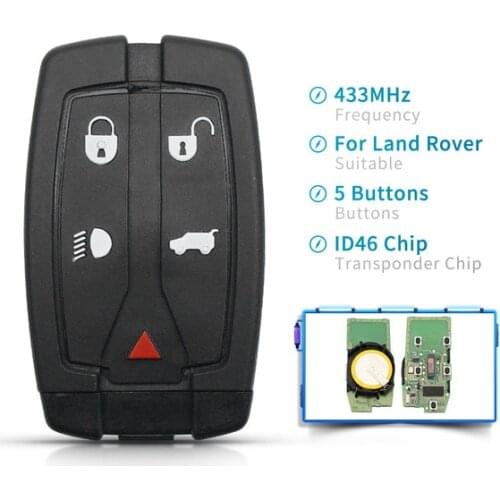 433/434Mhz Remote Control key For Land Rover For Range Rover Freelander 2 LR2 Sport 2008-2012 Smart Original Remote Key