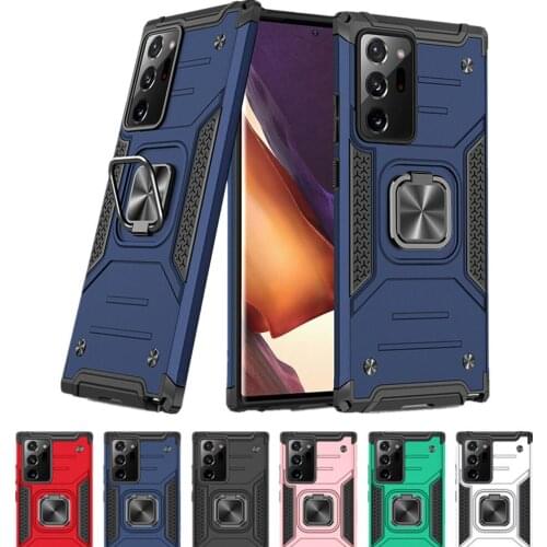 Magnetic Metal Finger Ring Holder Case For Samsung Note 20 Ultra S20 S10 Lite S9 S8 Plus A21S A31 A41 A51 A71 A30 A50 A70 S Case