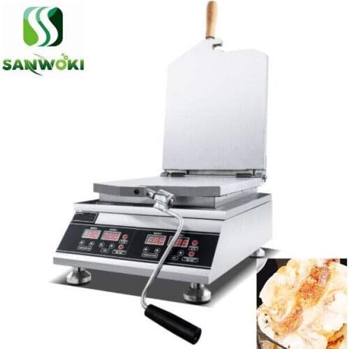 Seafood fossil cake machine Japanese Freshly Made Prawn Tako Senbei Maker Machine Pancake Grill roaster fish fossil cake maker