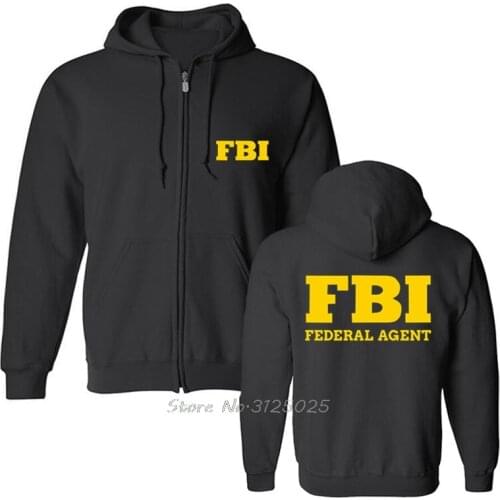FBI Hoodie Christmas Hip Hop Men Fleece Sweatshirt Hoody Streetwear Hoodies Harajuku