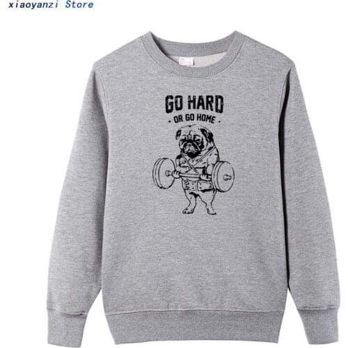 2020 cotton casual pug life mens sweatshirts fashion go home or go hard men sportswear mens pullovers hoodies