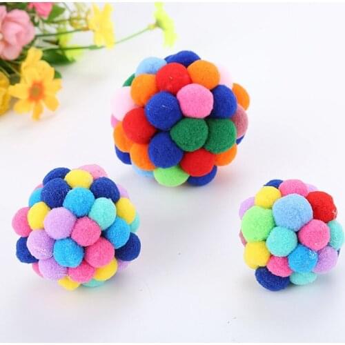 Pet Dog Cat Ball Planet Texture Colorful Pet Balls Cat Toys Product Chewing Toy Kitten Teeth Grinding Pet Cat Dog Supplies