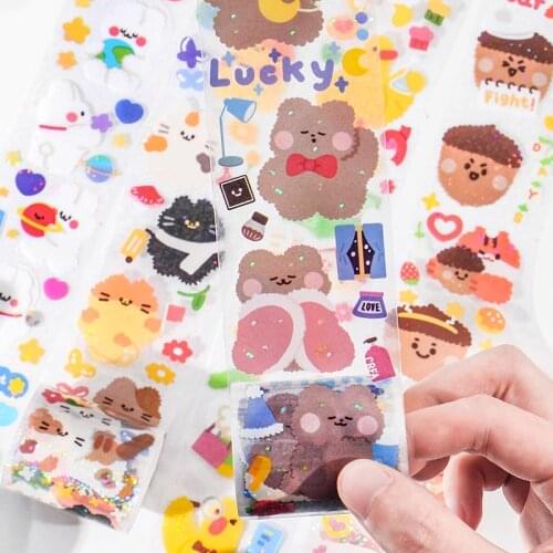 Soft Planet Series PET Masking Tapes Diary DIY Decorative Scrapbooking Hand Account Washi Tape Korean Kawaii Stationery Stickers