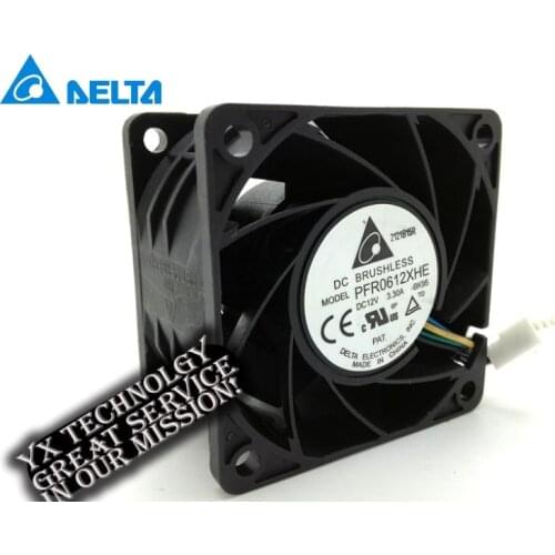 Delta New 6038 6cm 60mm violent winds of the super cooling fan support PWM 3.3A 12V PFR0612XHE 60*60*38mm