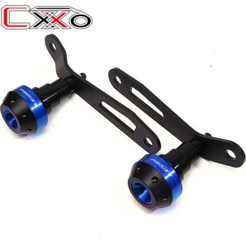 LOGO F900XR Left & Right Motorcycle CNC Frame Sliders Crash Pad Falling Protector Guard For BMW F900R F900XR F900 R 2020-2022