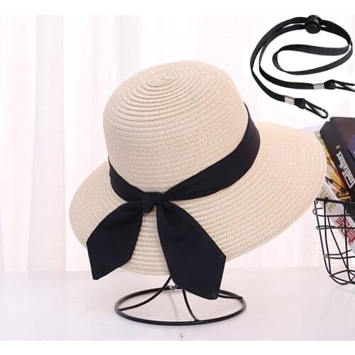 Simple Wide Brim Floppy Girls Straw Hat Sun Hat Beach Women Summer Hat UV Protect Travel Cap Lady Cap Female Sombrero Sunshade