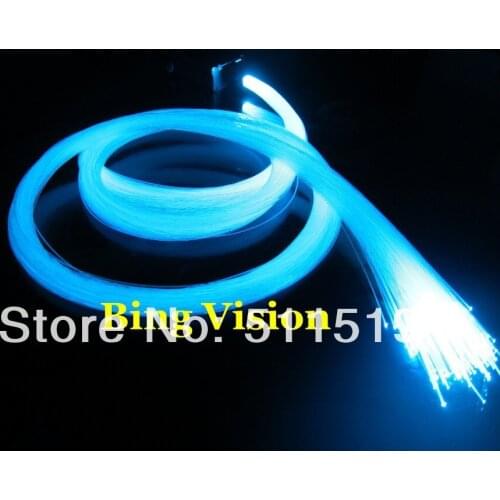 Free shipping led optic fiber star light ceiling kit 200pcs 0.75mm*2m PMMA with 16 color RGB LED light engine,IR 24key remote