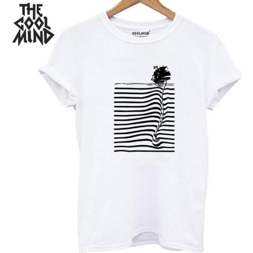 THE COOLMIND Women's Knitted T-shirts