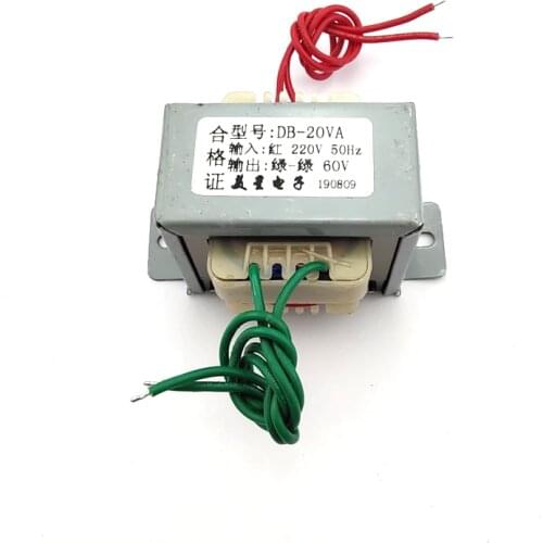 AC transformer 20W 220V to 60V 0.3A AC AC60V isolated power frequency transformer