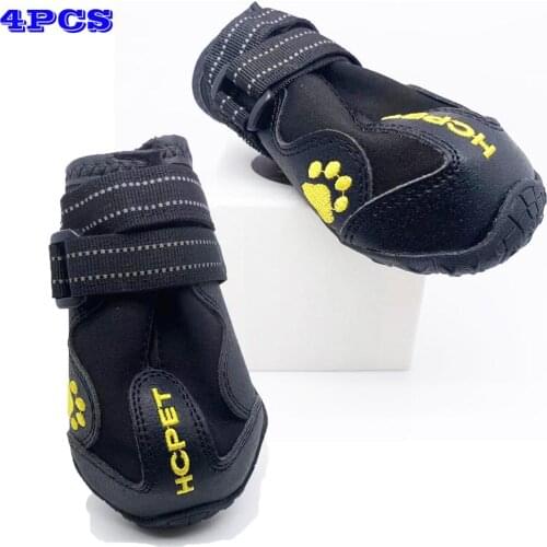 Waterproof Winter Pet Dog Shoes Reflec Anti-slip Snow Pet Boots Paw Protector Warm Reflective For Suitable for all sizes of dogs
