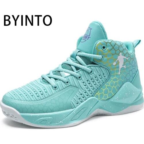 High Top Women Men Basketball Shoes Breathable Mesh Sneakers Boots Sport Basket Ball Shoes Chaussure Homme Femme Tenis Masculino