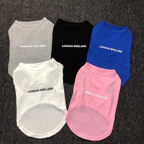 Pet Dog Vest Summer Cool Dog Clothes Cute For Puppy Breathable T-shirt Dog Shirt For Small Medium Dogs Chihuahua Yorkshire B1317