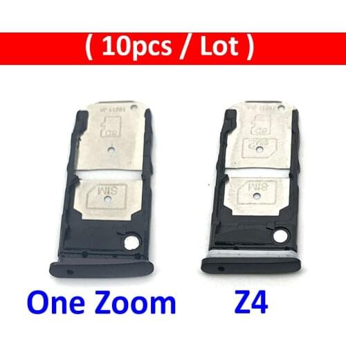 10Pcs/Lot, Micro Nano SIM Card Holder Tray Slot Holder Adapter Socket For Motorola Moto Z4 / One Zoom SIM Card