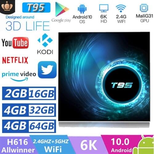 Allwinner H616 HD Smart 6K Brand New Network Player Android 10.0 TV BOX Player Dual Band WIFI Bluetooth