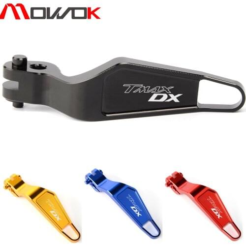 LOGO DX/SX Motorcycle Accessories CNC Aluminum Parking Brake Lever For YAMAHA TMAX 530 tmax530 dx/sx 2017 2018 2019