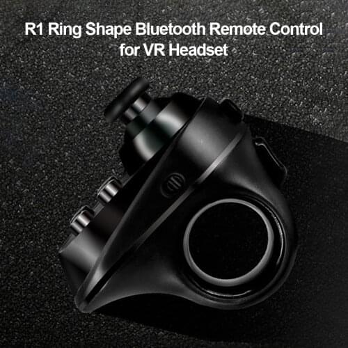 R1 Mini Ring Bluetooth4.0 Rechargeable Wireless VR Remote Game Controller Joystick Gamepad for Android 3D Glasses r57